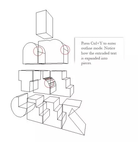 آموزش پوستر تایپوگرافی سه بعدی
